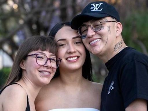 Dani Flow presume que es papá por segunda ocasión con foto junto a su esposa y novia