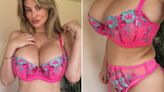 Rhian Sugden stuns in her underwear & reveals 'post baby belly rolls'