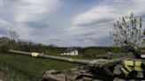 Sounds of Ukrainian counter-offensive echo in ruined village near Russia's border