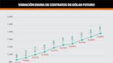 Dólar futuro se desplomó hasta 30% en la era Milei, mientras crece la expectativa del mercado por el fin del cepo