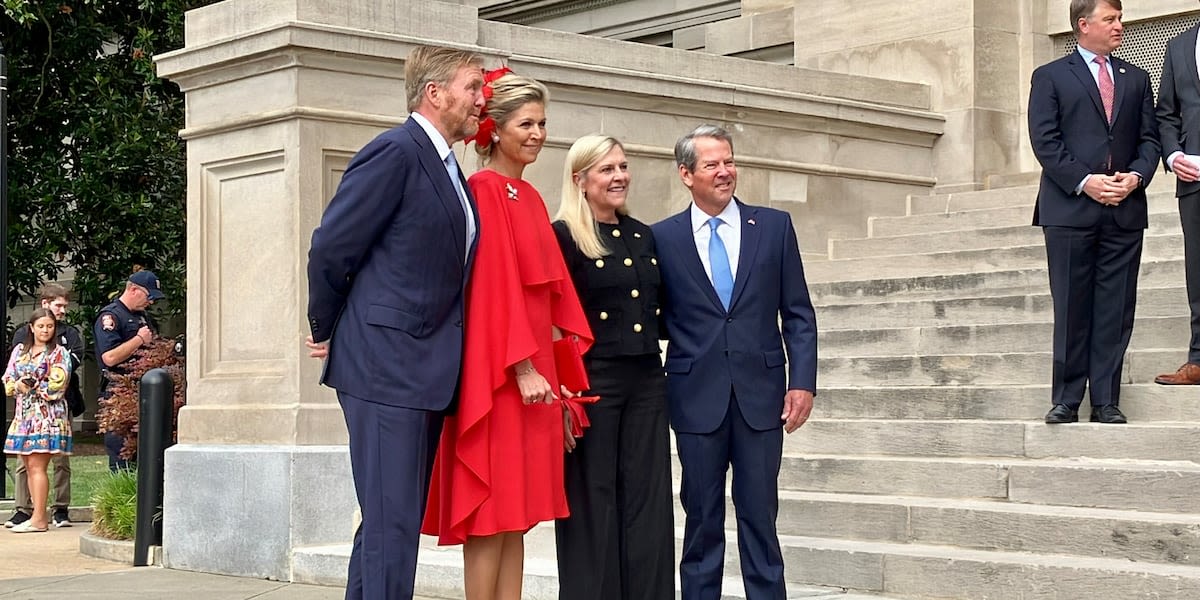 Dutch royals visit Atlanta as part of Georgia, New York tour