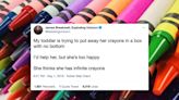 Hilarious Tweets From Parents About Crayons