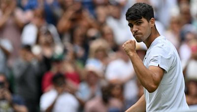 Alcaraz begins Wimbledon defence with straight-sets win