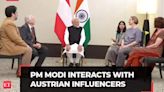 PM Modi in Vienna, interacts with Austrian influencers