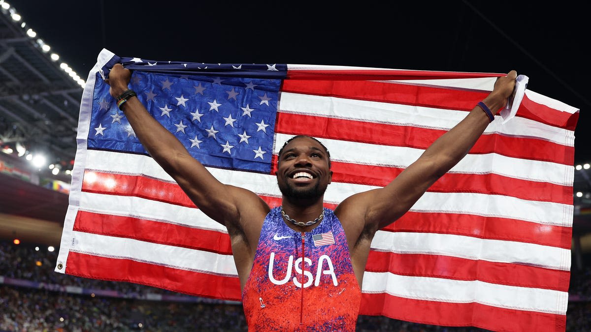 Noah Lyles' NBA Trash Talk Pissed Off Kyrie Irving, Stephen A. Smith, But He Just Backed it Up Big Time