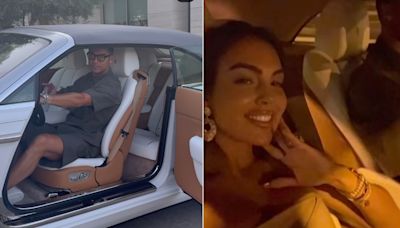 Georgina Rodriguez surge com Cristiano Ronaldo em carro milionário que deu para o jogador; conheça