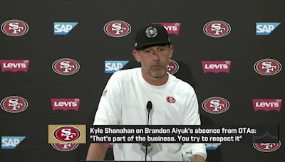 Kyle Shanahan on Brandon Aiyuk's absence: 'That's part of the business'