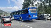 Siniestros de tránsito en la autopista Rumiñahui se producen principalmente por tres causas