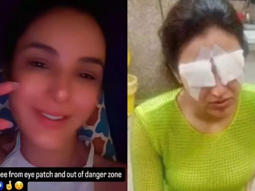 Jasmin Bhasin Gets Eye Patched Removed After Eye Injury: 'Finally Out Of Danger'