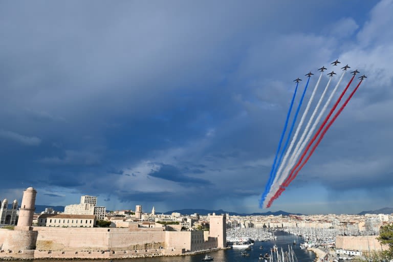 Olympic flame arrives on French soil for Paris Games