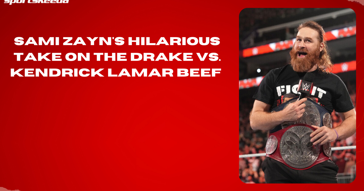 Sami Zayn's Hilarious Take on the Drake vs. Kendrick Lamar Beef #SamiZayn #RapBattle #HipHop