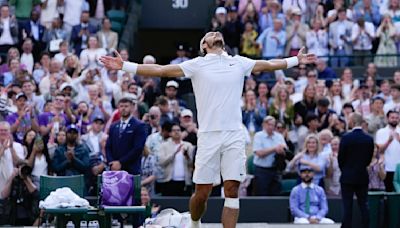 Lorenzo Musetti reaches his first Grand Slam semifinal at Wimbledon and will face Novak Djokovic