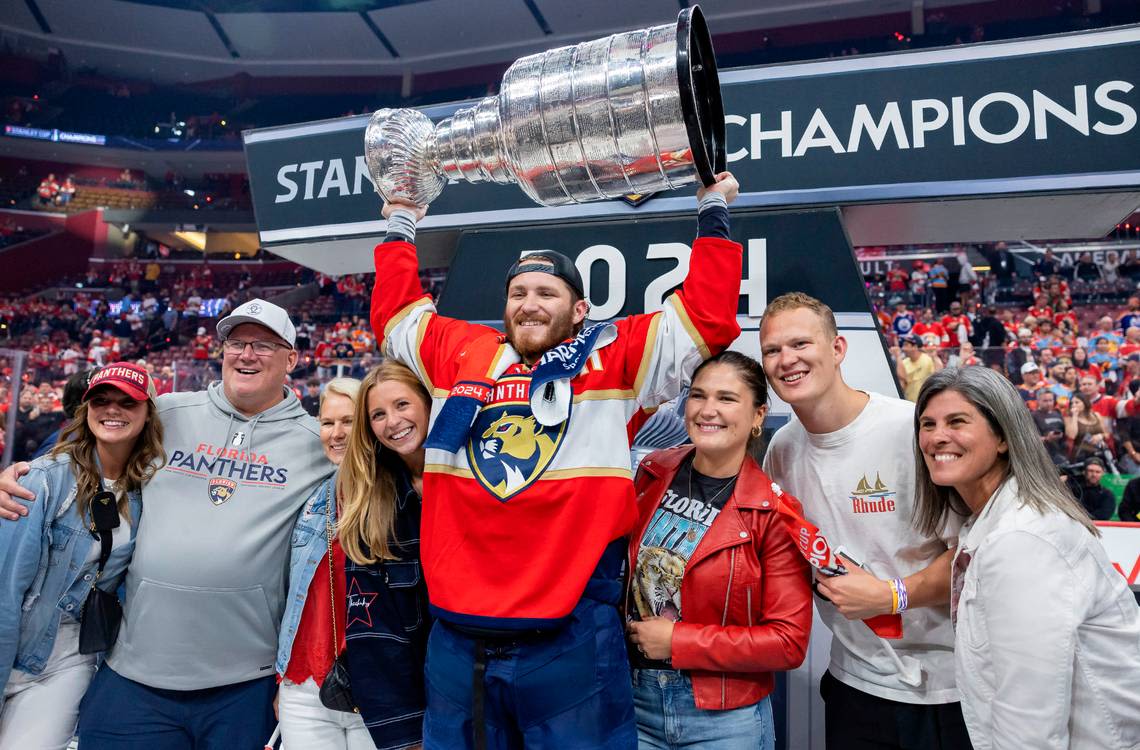 Winning the Stanley Cup was a family affair for the Florida Panthers