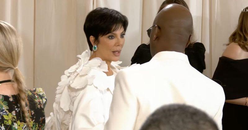 Date Night! Kris Jenner and Corey Gamble Match in White Outfits at 2024 Met Gala