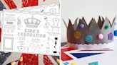 Coronation colouring sheets and crafts: Activities for kids to download free or buy