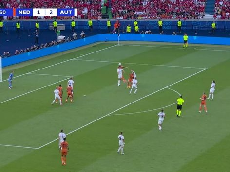 Gol de Memphis Depay (2-2) en el Países Bajos 2-3 Austria - MarcaTV