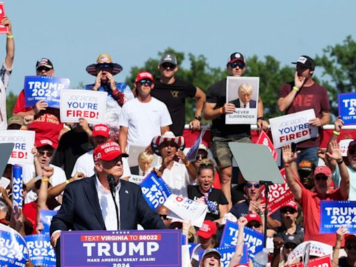 Donald Trump Takes Shots at Joe Biden at Post-Debate Rally in Virginia