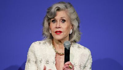 Jane Fonda makes rare comment about being a stepmother through her 'number of marriages' as she talks family life