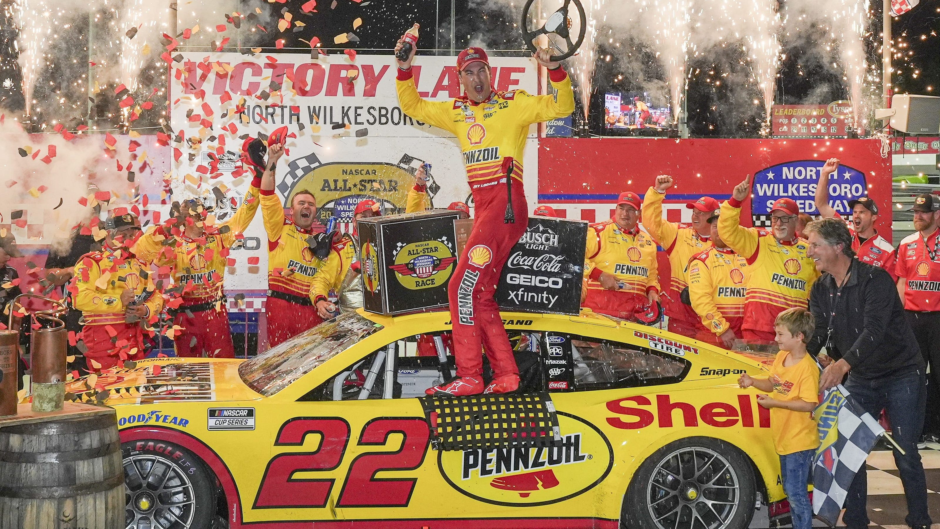 Joey Logano wins the 2024 NASCAR All-Star Race, race recap and full results