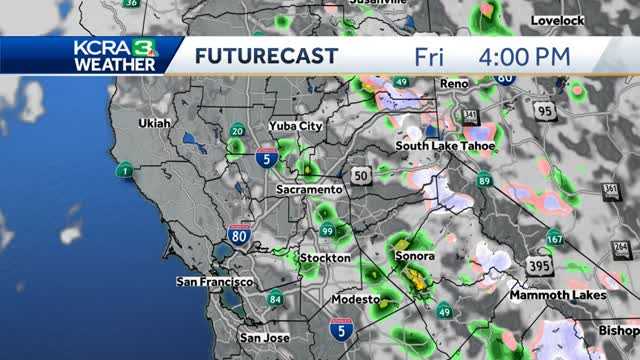 Track Doppler radar and traffic maps for California rain and snow