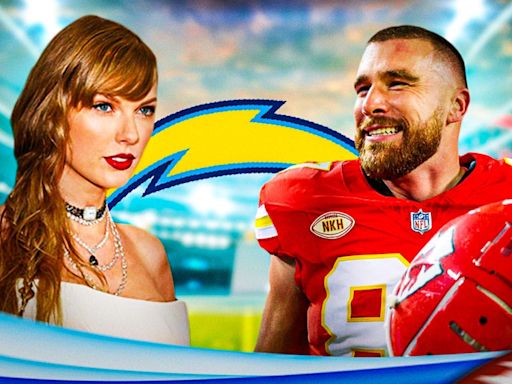 Chargers 2024 schedule release hilariously rips Travis Kelce, Taylor Swift for private jet use