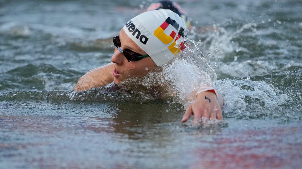 Three German open water swimmers fall ill after Olympic races in the Seine River