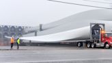 What's There: Giant windmill blades along Interstate 90 in eastern Erie County