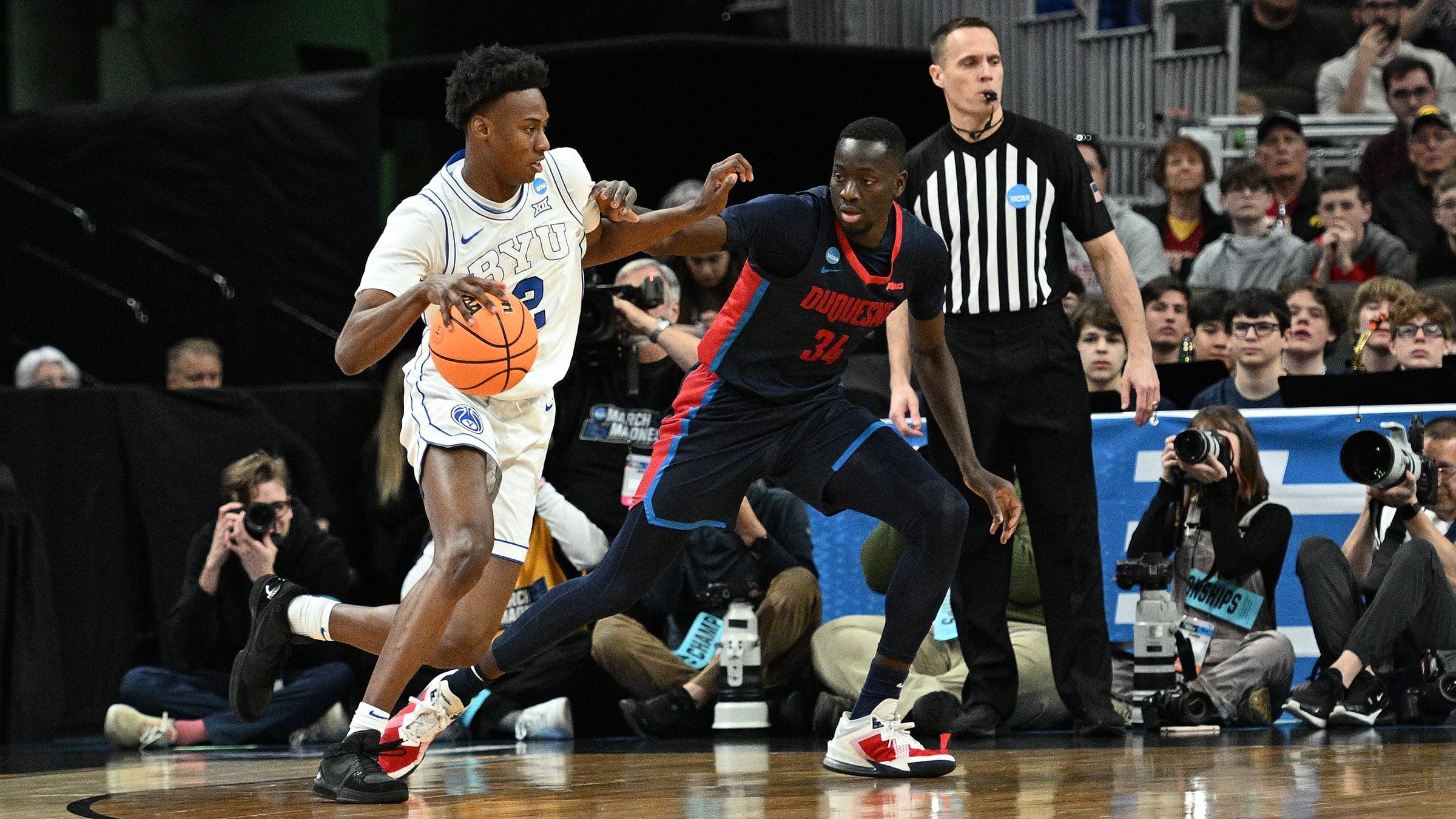 BYU Basketball's Leading Scorer Jaxson Robinson Declares for NBA Draft