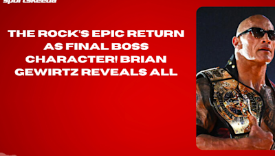 The Rock’s Epic Return as Final Boss Character! Brian Gewirtz Reveals All #TheRock #WWE #EpicReturn