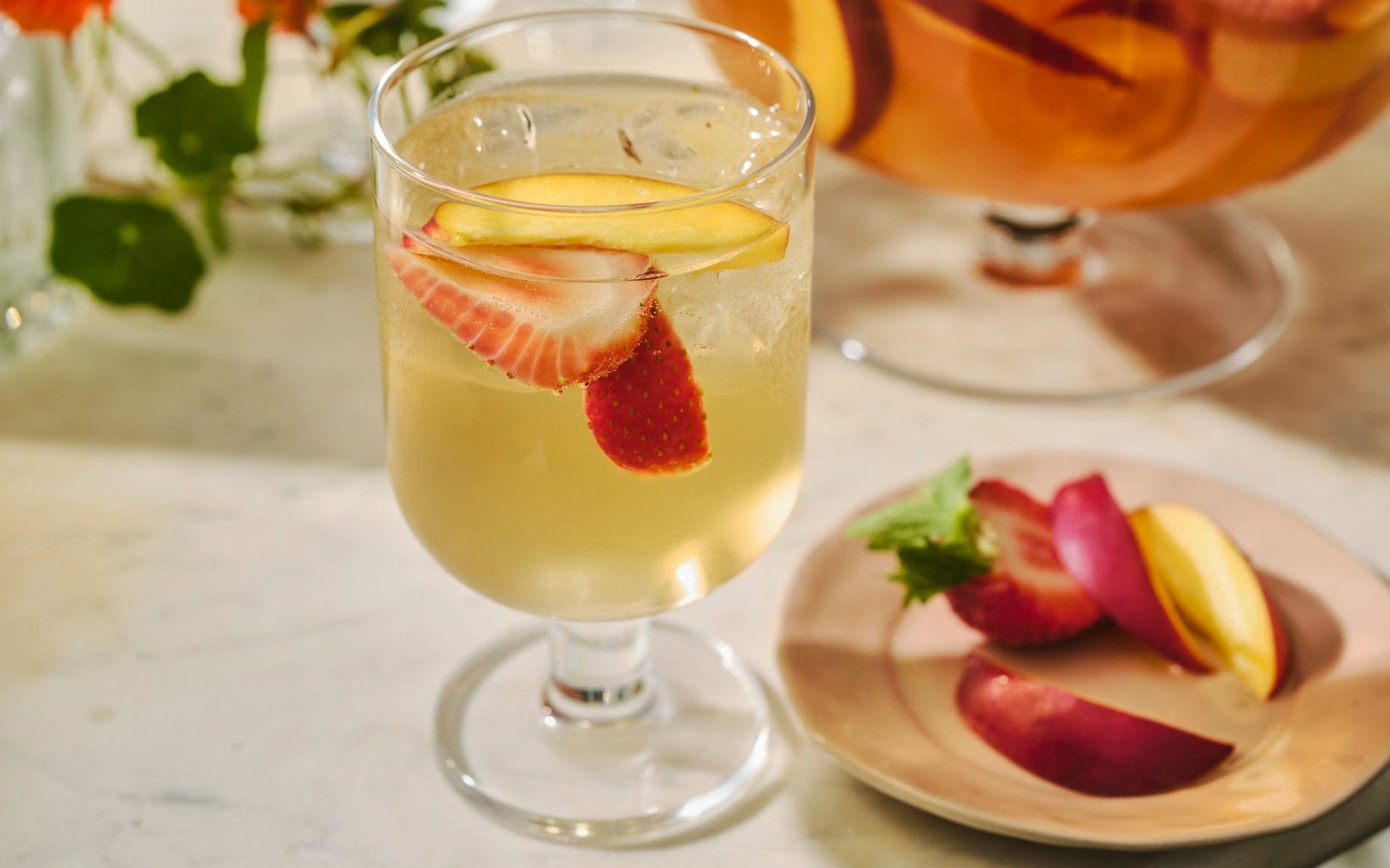 Summer garden cup cocktail recipe