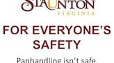 Signage discouraging donating directly to panhandlers to be installed in Staunton