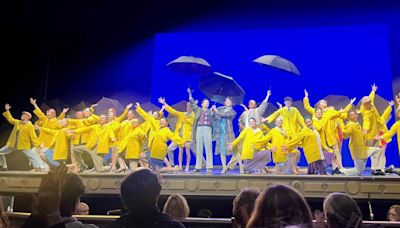 Cast Set for SINGIN' IN THE RAIN at San Marcos High School Marquis Performing Arts Center