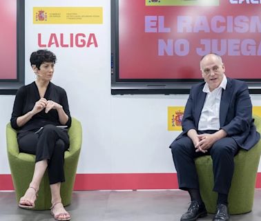 Javier Tebas (LaLiga): "A Vinícius le atacan con insultos racistas porque es un líder contra el racismo"