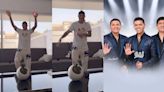 Paolo Guerrero baila al ritmo de Grupo 5 y Ana Paula Consorte lo comparte en Instagram