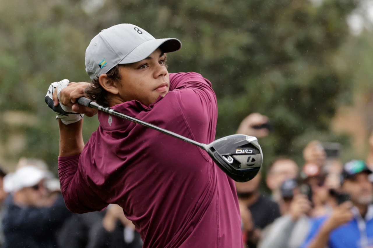 Charlie Woods, Tiger’s son, to play in 2024 Future Masters