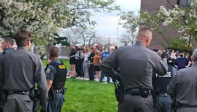 Pro-Palestinian protesters arrested at University at Buffalo