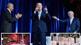 Anti-Israel protesters disrupt Biden’s lavish NYC fundraiser with Obama, Clinton, where tickets went for up to $500K: ‘War pig’