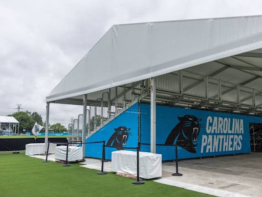 Here’s a sneak peek at Panthers’ practice fields before first training camp in Charlotte