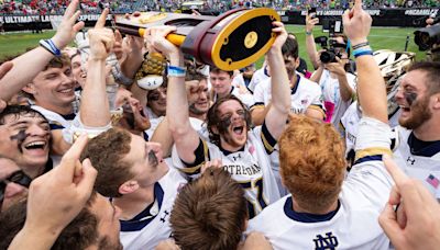 Notre Dame lacrosse enjoys one last victory ride with the Kavanagh Brothers