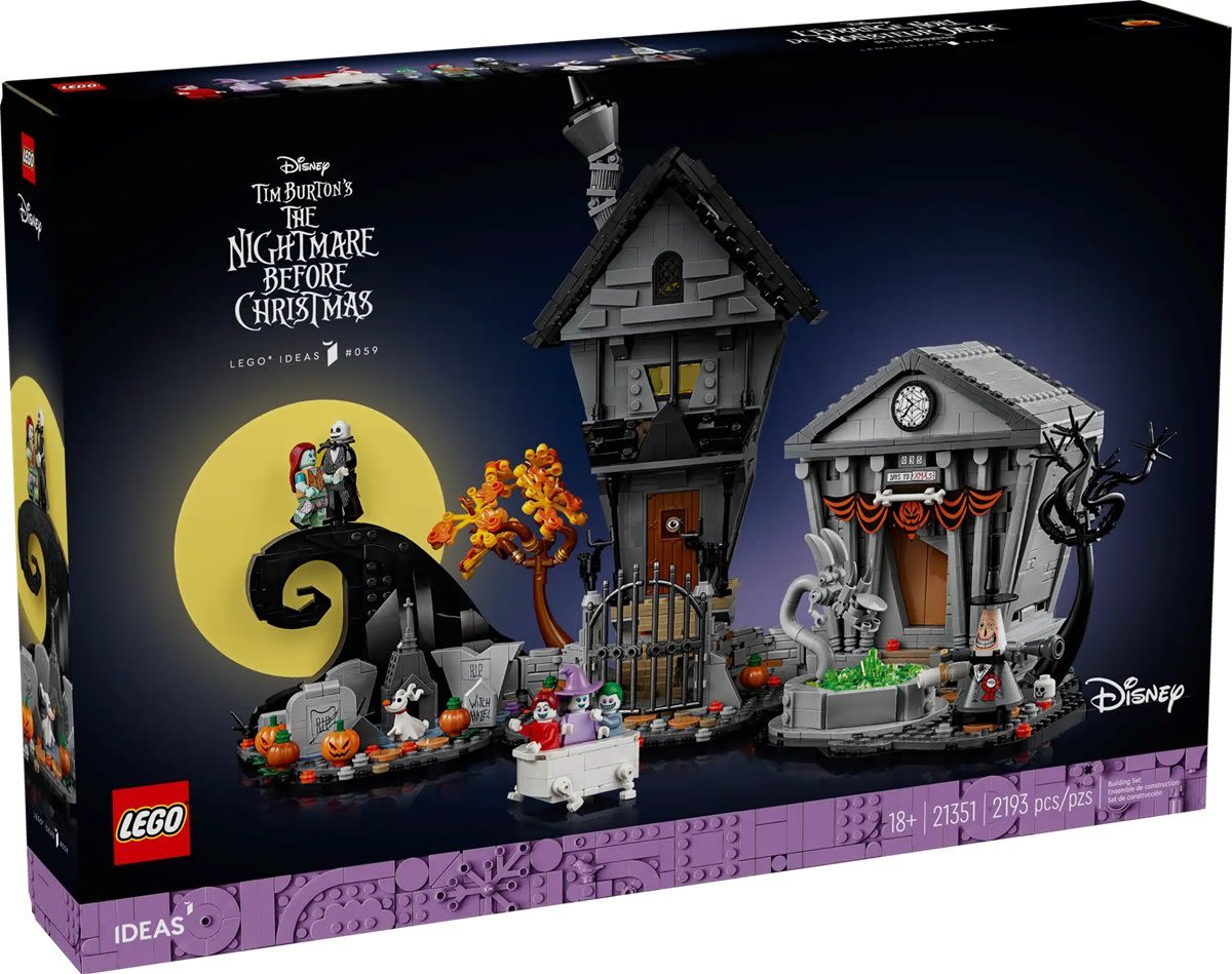 LEGO Ideas’ NIGHTMARE BEFORE CHRISTMAS Set Brings Halloween Town to Life