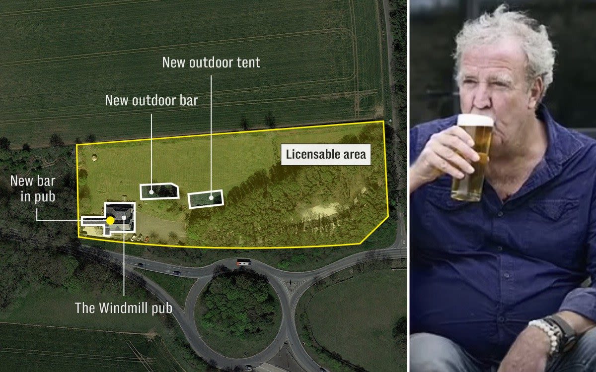 Jeremy Clarkson wants to hand out free beers – but not for everyone – at £1m Cotswolds pub