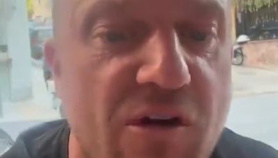 Tommy Robinson taunts Cyprus police from Athens