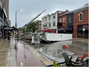 Thousands without power after storm leaves behind path of damage in Joliet