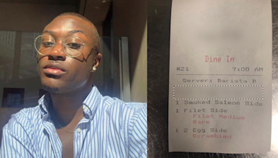 Restaurant employee fired after putting racial slur on receipt for 21-year-old