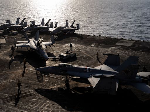 A look at where the Navy's 11 aircraft carriers are now