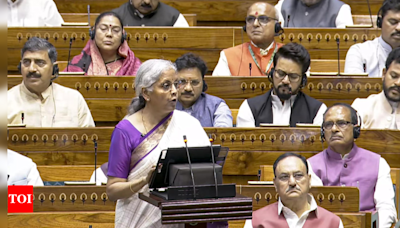 Union Budget 2024: Finance minister Nirmala Sitharaman's full speech text - Times of India