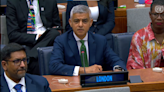 Sadiq Khan attacks Rishi Sunak for ‘delay and dither’ on climate at UN summit