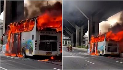 【有片】泰國滿載學生校車燒成火球！ 僅19人逃生「25人恐成焦屍」 - 鏡週刊 Mirror Media