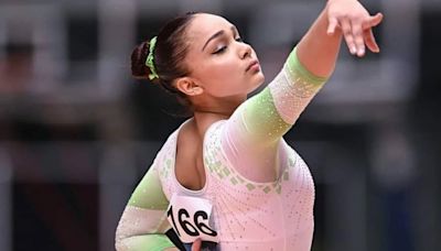 Pese a rotura de tendón hizo rutina impresionante: Natalia Escalera, la gimnasta mexicana sorprendió en París 2024