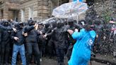 Two Americans detained in Georgia as thousands protest 'Russia-style' law on foreign influence